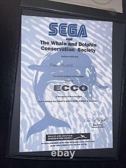 Édition limitée en boîte de Ecco the dolphin pour Sega Mega Drive, incomplète et très rare.