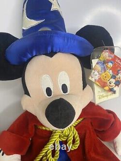 Édition limitée très rare de Mickey Mouse, l'apprenti sorcier en peluche, N° 553 sur 2500.