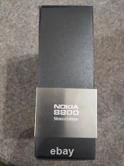 Édition originale Nokia 8800 Sirocco (très rare) avec reçu d'achat.