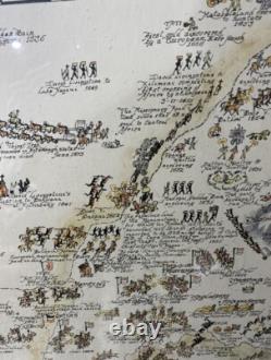 Édition très rare limitée de la carte picturale de PETER REYNOLDS FURSE