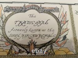 Édition très rare limitée de la carte picturale de PETER REYNOLDS FURSE