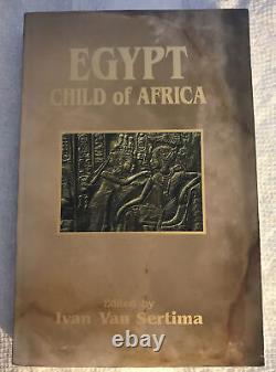 Égypte, Enfant d'Afrique, Édité par Ivan Van Sertima, Livre de poche très rare d'occasion