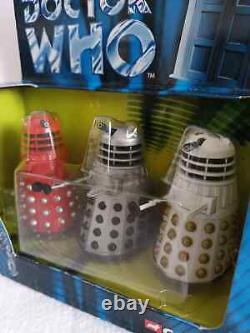 Ensemble exclusif de Corgi Dalek Doctor Who Édition limitée TRÈS RARE TY96207 96207