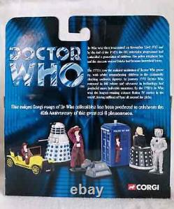 Ensemble exclusif de Corgi Dalek Doctor Who Édition limitée TRÈS RARE TY96207 96207