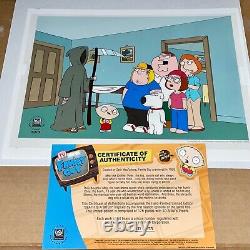 Family Guy La mort de Cel est une peinture à la main en édition limitée très rare.