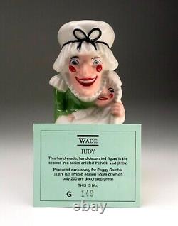 Figurine en porcelaine de Wade Judy Édition limitée Très rare Robe verte 149/200 TBE