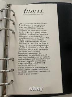 Filofax édition Barclays Bank 1988 très rare