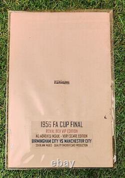 Finale de la FA Cup 1956 Édition de la Boîte Royale Manchester City contre Birmingham City Très Rare