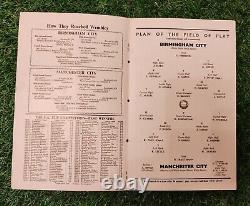 Finale de la FA Cup 1956 Édition de la Boîte Royale Manchester City contre Birmingham City Très Rare