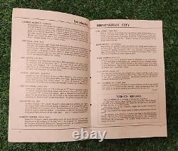 Finale de la FA Cup 1956 Édition de la Boîte Royale Manchester City contre Birmingham City Très Rare