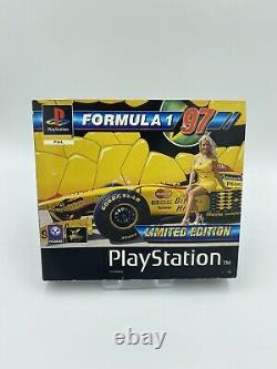 Formule 1 97 Edition Limitée Sony Playstation 1 Ps1 Pal Uk Manches Très Rare Vgc