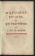Friedrich Der Grosse-très Rare Edition Des Matinées Royales 1766 Original