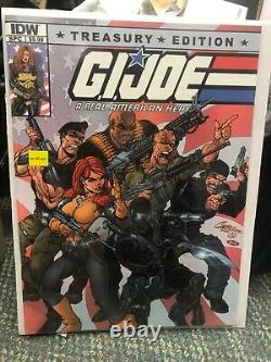 G. I. JOE IDW Comics Treasury Edition HAUTE QUALITÉ TRÈS RARE HTF Surdimensionné Campbell