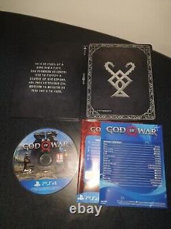 God Of War Ps4 Ps5 Steelbook Limited Collectors Edition Complète Très Rare