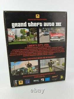 Grand Vol Auto III Gta 3 Pc Big Box Très Rare Edition Collector Pl