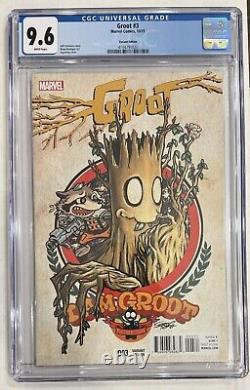 Groot #3 CGC 9.6 Variante SUPERLOG? TRÈS RARE POP 8 (Marvel Comics 2015)