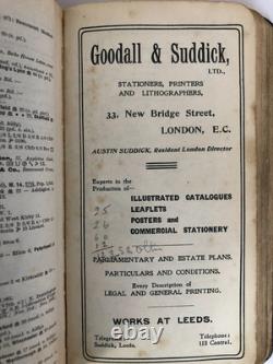 Guide Michelin 1ère Édition Îles Britanniques 1911 Très Rare Bon État Collectionneurs