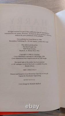 Harry Potter Collection Complète Première Édition Très Rarissime de Haute Qualité JK Rowling