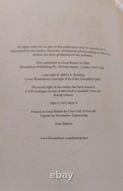 Harry Potter Collection Complète Première Édition Très Rarissime de Haute Qualité JK Rowling