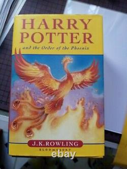 Harry Potter et l'Ordre du Phénix, édition reliée 1ère édition et 1er tirage, TRÈS RARE.
