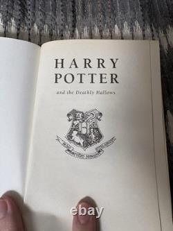 Harry Potter et les Reliques de la Mort, première édition, erreurs d’impression très rares