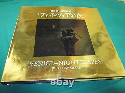 IKKO NARAHARA Paysages nocturnes de Venise, 1985 1ère édition Japon super rare très bon