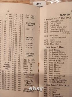 Ian Allan Southern ABC Deuxième Édition 1943 Non marqué Très Rare