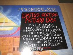 Iron Maiden Powerslave disque vinyle picture disc LP édition limitée très rare pressage USA