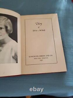 JOURNAL de SYLVIA McNEELY 1931 Première édition TRÈS RARE Journal Vintage Livraison Gratuite