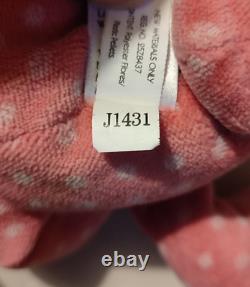 Jellycat Izzy Bashful Bunny rose blanc à pois Édition Spéciale très rare retirée