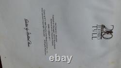 Jethro Tull Édition limitée en dur, livre de partitions, 1988, très rare