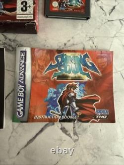 Jeu Nintendo Gameboy Advance GBA Shining Soul II 2 Version UK PAL Très Rare