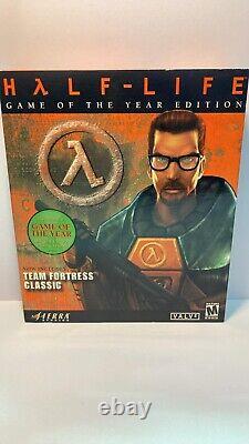 Jeu PC en grande boîte Half Life édition jeu de l'année TRÈS RARE