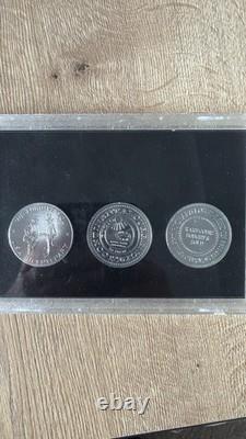 Jeu de pièces bicentenaire américaines très rare de 1776 à 1976, édition limitée à 1500 exemplaires