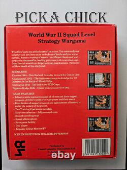 Jeu de stratégie de guerre très rare en anglais britannique sur CD ROM pour PC IBM version 5 1/4 pouces.