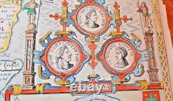 John Speed ESSEX Colchester original TRÈS RARE édition Roger Rea 1662 en vrac