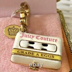 Juicy Couture Edition Limitée 2011 Eufs De Pâques Charm Très Rare Collectionnable