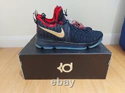 Kevin Durant KD9 MÉDAILLE D'OR ÉDITION LIMITÉE USA. TAILLE 12 UK TRÈS RARE