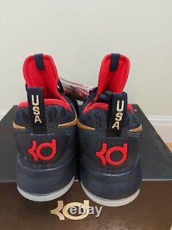 Kevin Durant KD9 MÉDAILLE D'OR ÉDITION LIMITÉE USA. TAILLE 12 UK TRÈS RARE