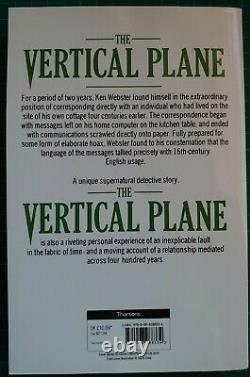 L'avion Vertical Ken Webster 2018 Édition Livre Rare Très Bon État