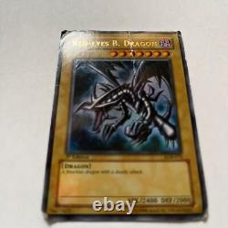 LOB-070 Dragon Noir aux Yeux Rouges 1ère Édition Ultra Rare Yugiojson (Asie) Très Bon