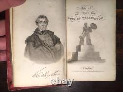 La Vie du Duc de Wellington 1852 Harwood Première Édition Très Rare