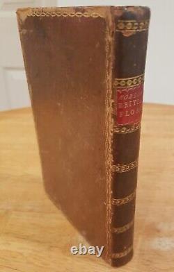 La flore britannique 1777 Stephen Robson Très rare 1ère édition Livre relié en cuir