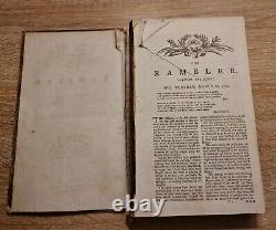 Le Promeneur Samuel Johnson 1750 Première Édition Très Rare