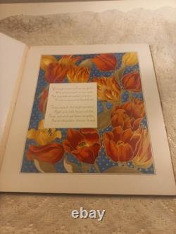 Le Vieux Jardin Livre Ancien 1888 Poésie Avec Lithographie Édition Très Rare 1ère