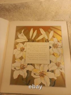 Le Vieux Jardin Livre Ancien 1888 Poésie Avec Lithographie Édition Très Rare 1ère