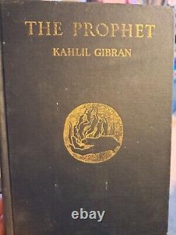 Le prophète de Kahlil Gibran 1ère édition 40ème impression Excellent Très très rare