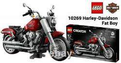 Lego Harley Davidson (fat Boy) # 10269 (sealed) (très Rare) Édition Créateur Nouveau