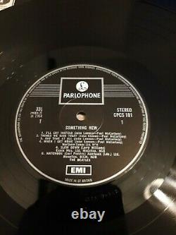 Les Beatles Quelque Chose De Nouveau Très Rare 2ème Uk Press Export Edition 1964 Lp