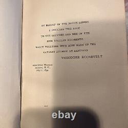 Les Rough Riders Theodore Roosevelt 1899 1ère édition Très Rare